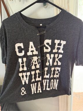Country Artist Homemade Crop Tee
